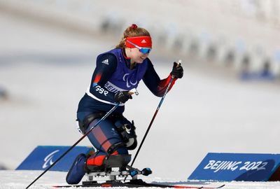 Hope Gordon: Britain’s first female Paralympic Nordic skier thrown off by fall in Beijing