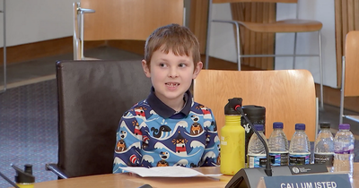 Schoolboy, 7, youngest in history to present petition to Scottish Parliament