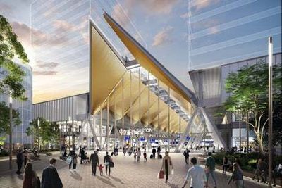 HS2 unveils shiny new Euston station designs including ‘bold’ gold or bronze roof