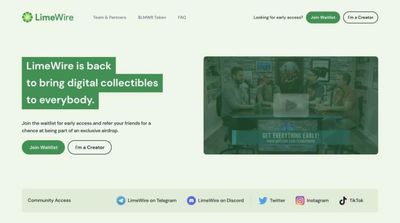 Remember LimeWire? Shuttered File-Sharing Service Is Back with NFTs