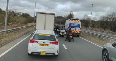 Police close A56 near Bury following 'concerns for welfare' of a person