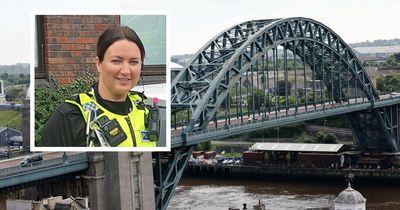 Off-duty police officer hailed after helping save a man’s life on Newcastle's Tyne Bridge
