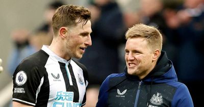 'I don't care', Eddie Howe delighted with Chris Wood since arriving at Newcastle United