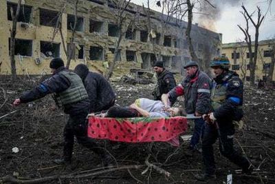 Mariupol: Desperate search for survivors amid rubble of shelled maternity hospital after Russian ‘war crime’