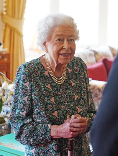 Queen holds audience with UK armed forces chief at Windsor