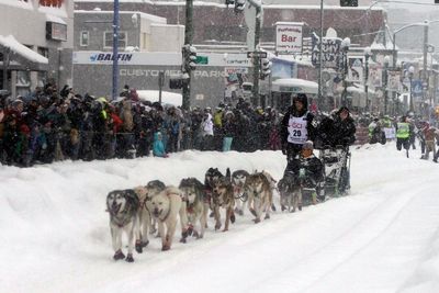 Iditarod leader Seavey is first to leave ghost town of Ophir