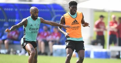 What 'killer' Thomas Partey did to Alexandre Lacazette in Arsenal training ahead of Leicester