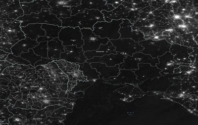 Satellite imagery shows reduction in light emitted from Ukraine amid power cuts