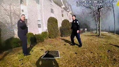 New Jersey Police Officers Catch Toddler Dropped From Burning Building