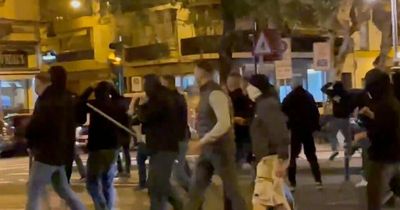 Fans clash in ugly scenes in Seville ahead of West Ham Europa League tie