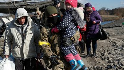 As it happened: Russian tanks advance northeast of Kyiv, EU leaders hold crisis talks at Versailles