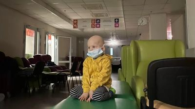 Doctors living in the ward and sick kids protected in the basement at Kyiv children's hospital
