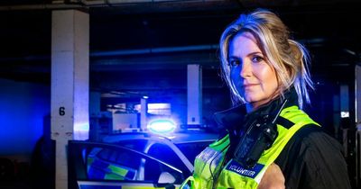 Penny Lancaster makes first arrest as police officer in London
