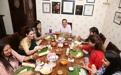 Six women chefs at a chef’s table