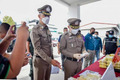 Two arrests, 450,000 meth pills seized in Ubon