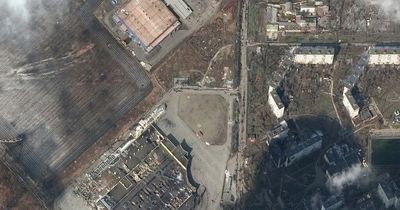 Haunting before and after satellite pics show destruction of Ukrainian city Mariupol