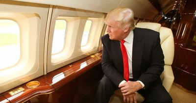 Plane carrying Donald Trump makes emergency landing after engine failure