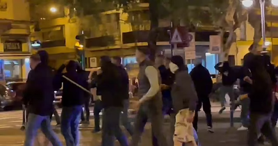 Police intervene as West Ham fans attacked in Sevilla ahead of Europa League last-16 tie