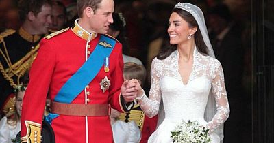 Prince William made cheeky comment to Kate's dad as he walked his daughter down the aisle