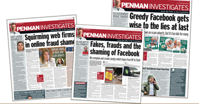 Victory! Fraud levels could 'plummet' with new law to tackle online scam advertising
