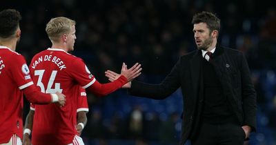 Michael Carrick makes Donny van de Beek 'dangerous' Everton claim and Manchester United admission