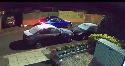 Resident shares creepy video of man driving up and down Newcastle street taking photos of houses in middle of the night