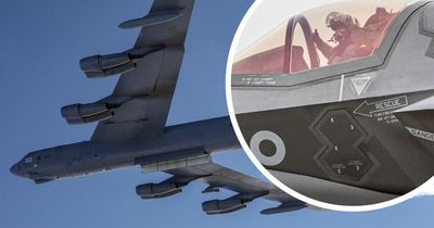 From USAF B52s to RAF Eurofighters, the military planes roaring over the UK amid Ukraine tensions
