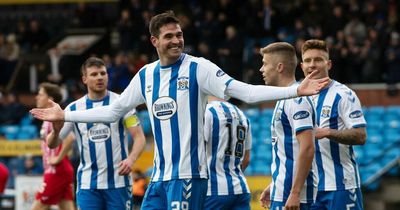 Kilmarnock striker Kyle Lafferty bags Championship player of the month gong