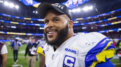 Aaron Donald Thought Retirement Conversation with Rodney Harrison Was Private