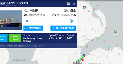 Russia Ukraine: Ship carrying coal from Russian port to unload in Belfast Harbour
