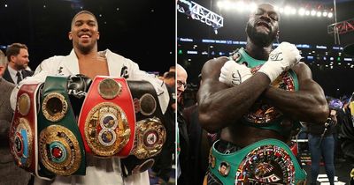 Deontay Wilder is Anthony Joshua's No.1 choice for interim fight