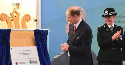 Prince Edward visits Liverpool on his birthday to open new Merseyside Police HQ