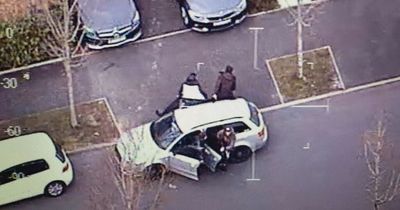 Edinburgh police chase ends 200 miles away in Greater Manchester with four men detained