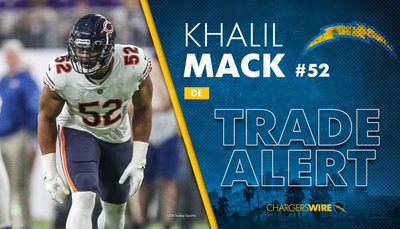 Chargers sending pair of draft picks to Bears for Khalil Mack