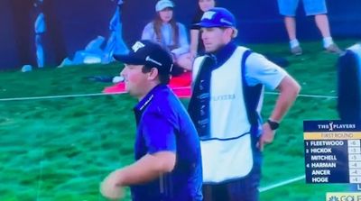 Cameras caught Patrick Reed flipping off and swearing at his golf ball after missed putt