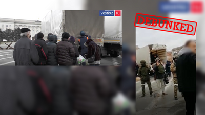 Ukraine: How a fake Russian TV report covered up a protest in Kherson