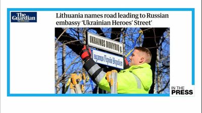 European cities name streets of Russian embassies after 'Ukrainian heroes'