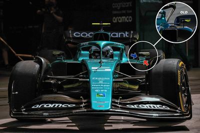 First look: Aston Martin F1 mirror upgrade for Bahrain test