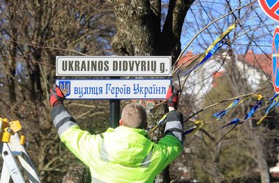 Lithuania names road leading to Russian embassy ‘Ukrainian Heroes’ Street’