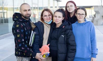 ‘We just want to be safe’: visa waits and frustration of Ukrainians in Calais