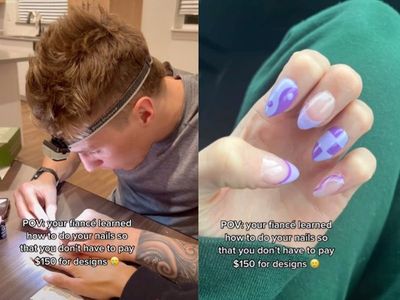 Woman reveals fiancé learned how to paint nails so she could save money: ‘Relationship goals’