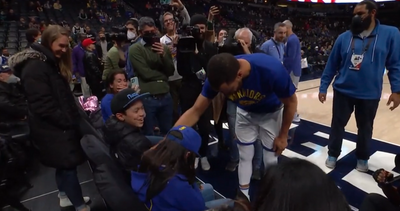 Steph Curry surprised a devastated fan who didn’t get to see him play