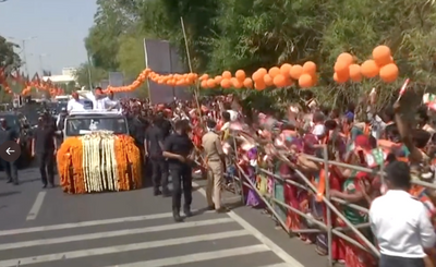 PM Modi holds roadshow in Gujarat