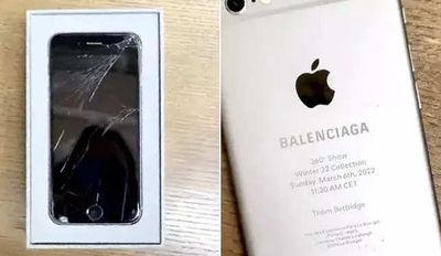 This fashion label sent out smashed iPhones to invite guests for fashion week