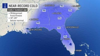 Record Cold Temperatures Could Make Mississippi Colder Than Alaska This Weekend