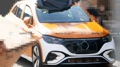 2023 Mercedes EQE SUV Spied Without Camouflage