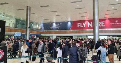 Dublin Airport passengers hit out at 'shocking' security queue delays