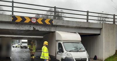 Firefighters rush to Dublin's most battered bridge as it claims yet another vehicle