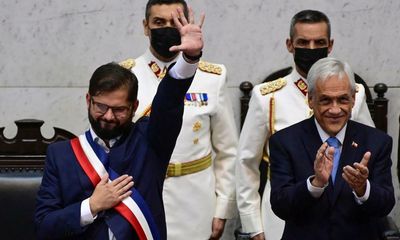 Gabriel Boric, 36, sworn in as president to herald new era for Chile