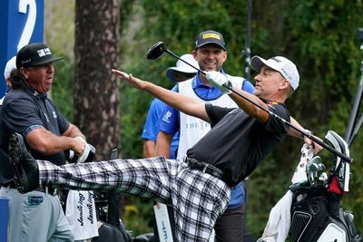 Ian Poulter wins race against the clock to finish opening round at Sawgrass